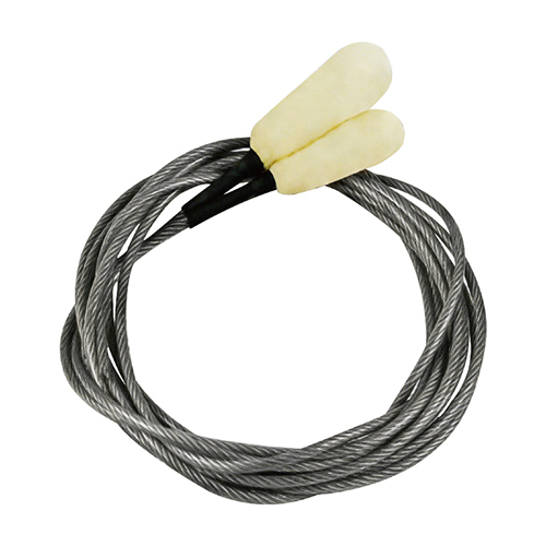 4.5 మిమీ లేదా .223/5.56 మిమీ ఎయిర్‌గన్ బారెల్ త్వరిత శుభ్రత ద్వారా లాగడానికి అనువైన పొడవైన కేబుల్‌తో కూడిన ఫోమ్ స్వాబ్.