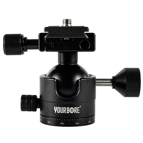 ఆర్కా స్విస్ గైడ్ రైల్ స్క్రూ హోల్స్, ట్రైపాడ్ బాల్ హెడ్ బ్రాకెట్‌తో డబుల్ దవడ క్లోజ్డ్ గన్ ఫిక్చర్ షూటింగ్ ట్రైపాడ్ బ్రాకెట్